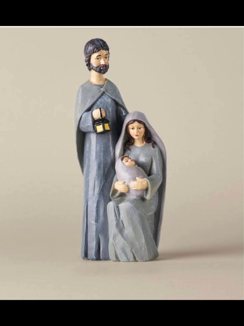 Serene Grace Holy Family Figurine